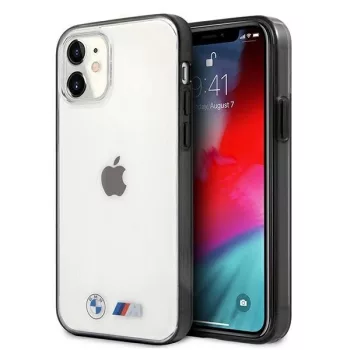   BMW BMHCP12SMBTOK iPhone 12 mini 5,4" hátlap, tok, matt-átlátszó