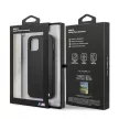 BMW BMHCP12SMHOLBK iPhone 12 mini 5,4", M Collection Smooth PU hátlap, tok, fekete