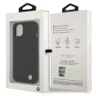 BMW BMHCP13SSILBK iPhone 13 mini 5,4", Silicone Signature hátlap, tok, fekete
