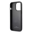 BMW iPhone 13 Pro Max Leather Curve Perforated eredeti bőr (BMHCP13XRSPPR) hátlap, tok, fekete