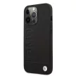 BMW iPhone 13 Pro Max Signature Logo Imprint (BMHCP13XSLLBK) hátlap, tok, fekete