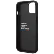 BMW BMHCP14M22PTDK Leather Stamp Tricolor iPhone 14 Plus 6.7 " hátlap, bőr tok, fekete
