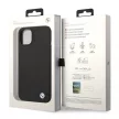 BMW BMHCP14MSILBK iPhone 14 Plus/15 Plus 6,7", Silicone Metal Logo hátlap, tok, fekete