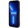 BMW BMHCP14S22HVGV iPhone 14 6.1", IML Tricolor Stripe hátlap, tok, fekete