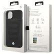 BMW BMHCP14S22RPSK iPhone 14 6.1", Leather Seats Pattern hátlap, tok, fekete