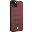 BMW BMHCP14S22RPSK iPhone 14 6.1", Leather Seats Pattern hátlap, tok, bordó