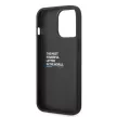 BMW iPhone 14 Pro Max Leather Carbon (BMHCP14X22NBCK) hátlap, tok, fekete
