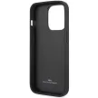 BMW BMHCP14X22RFGR Leather Diamond Pattern iPhone 14 Pro Max 6.7" hátlap, bőr tok, bordó