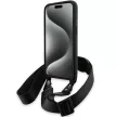 BMW BMHCP15L23PSCCK iPhone 15 Pro 6.1", M Edition Carbon Stripe & Strap M Edition hátlap, tok, fekete