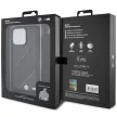 BMW BMHCP15L23PSCCK iPhone 15 Pro 6.1", M Edition Carbon Stripe & Strap M Edition hátlap, tok, fekete