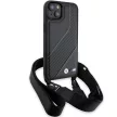 BMW BMHCP15M23PSCCK M Edition Carbon Stripe & Strap iPhone 14 Plus/15 Plus hátlap, tok, fekete