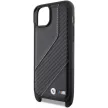 BMW BMHCP15M23PSCCK M Edition Carbon Stripe & Strap iPhone 14 Plus/15 Plus hátlap, tok, fekete