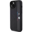 BMW BMHCP15M23PUPVK iPhone 14 Plus/15 Plus 6.7", Perforated Tricolour Stripe hátlap, tok, fekete