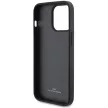 BMW BMHCP15X22RFGK iPhone 15 Pro Max 6.7" Leather Diamond Pattern, hátlap, tok, fekete
