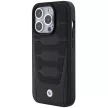 BMW BMHCP15X22RPSK iPhone 15 Pro Max 6.7" Leather Seats Pattern hátlap, tok, fekete