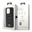 BMW BMHCP15X22RPSK iPhone 15 Pro Max 6.7" Leather Seats Pattern hátlap, tok, fekete