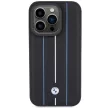 BMW BMHCP15X22RVSK iPhone 15 Pro Max 6.7", Stamp Blue Lines, hátlap, tok, fekete