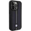 BMW BMHCP15X22RVSK iPhone 15 Pro Max 6.7", Stamp Blue Lines, hátlap, tok, fekete