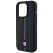 BMW BMHCP15X22RVSK iPhone 15 Pro Max 6.7", Stamp Blue Lines, hátlap, tok, fekete