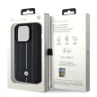 BMW BMHCP15X22RVSK iPhone 15 Pro Max 6.7", Stamp Blue Lines, hátlap, tok, fekete