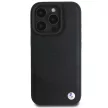 BMW Signature Leather Crossing Lines BMHCP16L23RCGPPK iPhone 16 Pro 6.3" hátlap, tok, fekete