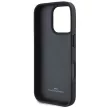 BMW Signature Leather Crossing Lines BMHCP16L23RCGPPK iPhone 16 Pro 6.3" hátlap, tok, fekete