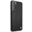 BMW BMHCS21MSLLBK S21+ G996, Silicone Signature Logo Imprint hátlap, tok, fekete