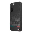 BMW Samsung Galaxy S22 Plus M Collection Triangles (BMHCS22MPUCARTCBK) hátlap, tok, fekete
