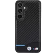 BMW BMHCS24S22NBCK S24 , bőr tok Leather Carbon, fekete