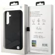 BMW BMHCS24S23RCGPK S24 , hátlap, bőr tok Signature Leather Crossing Lines Pattern, fekete