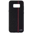 BMW Samsung Galaxy S8 Plus M Collection Bi-Material Carbon Hard (BMHCS8LCAPRBK) hátlap, tok, fekete-piros