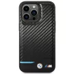 BMW iPhone 14 Pro Carbon MagSafe (BMHMP14L22NBCK) MagSafe hátlap, tok, fekete