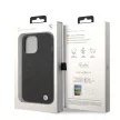 BMW iPhone 14 Pro Signature Logo Imprint Magsafe (BMHMP14LSLLBK) hátlap, tok, fekete