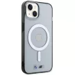 BMW BMHMP14MHCRS iPhone 14 Plus/15 Plus 6.7" Silver Ring MagSafe hátlap, tok, átlátszó