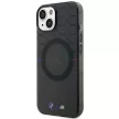 BMW BMHMP14MHGPK iPhone 14 Plus/15 Plus 6.7" Grey Pattern MagSafe hátlap, tok, fekete