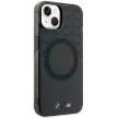 BMW BMHMP14MHGPK iPhone 14 Plus/15 Plus 6.7" Grey Pattern MagSafe hátlap, tok, fekete