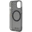 BMW BMHMP14MHGPK iPhone 14 Plus/15 Plus 6.7" Grey Pattern MagSafe hátlap, tok, fekete