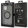 BMW BMHMP14MHGPK iPhone 14 Plus/15 Plus 6.7" Grey Pattern MagSafe hátlap, tok, fekete