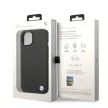 BMW BMHMP14MSLLBK iPhone 14 Plus/15 Plus 6,7", Signature Logo Imprint Magsafe hátlap, tok, fekete