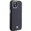 BMW BMHMP14S23PUFWK iPhone 14 6.1", Signature Wrapped Metal MagSafe tok, fekete