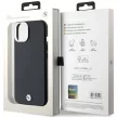 BMW BMHMP14S23PUFWK iPhone 14 6.1", Signature Wrapped Metal MagSafe tok, fekete