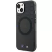 BMW BMHMP14SHGPK iPhone 14 6.1" Grey Pattern MagSafe hátlap, tok, fekete