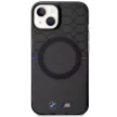 BMW BMHMP14SHGPK iPhone 14 6.1" Grey Pattern MagSafe hátlap, tok, fekete