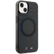 BMW BMHMP14SHGPK iPhone 14 6.1" Grey Pattern MagSafe hátlap, tok, fekete