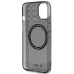 BMW BMHMP14SHGPK iPhone 14 6.1" Grey Pattern MagSafe hátlap, tok, fekete