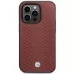 BMW BMHMP14X22RFGR iPhone 14 Pro Max 6,7" Diamond Pattern MagSafe hátlap, tok, bordó