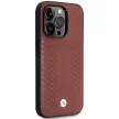 BMW BMHMP14X22RFGR iPhone 14 Pro Max 6,7" Diamond Pattern MagSafe hátlap, tok, bordó