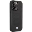 BMW BMHMP14X22RPSK bőr tok Leather Seats Pattern MagSafe iPhone 14 Pro Max 6.7", fekete