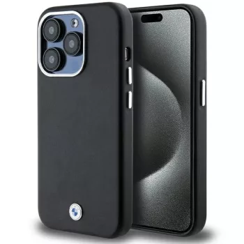   BMW BMHMP14X23PUFWK iPhone 14 Pro Max 6.7", Signature Wrapped Metal MagSafe tok, fekete
