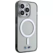 BMW iPhone 14 Pro Max 6.7" transparent hátlap, tok, Silver Ring MagSafe (BMHMP14XHCRS) hátlap, tok, átlátszó